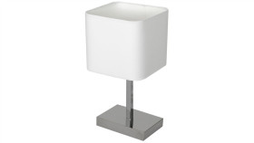 Lampka Stołowa Napoli White/Chrome 1Xe27 Ml6363 Milagro