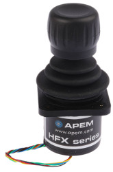 Joystick z efektem Halla 3-osiowy Efekt Halla CH Products IP65, IP68 Pokrętło