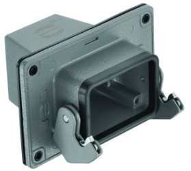 Wall bushing housing, size 10B, die-cast aluminum, M32, straight, longitudinal bow locking, IP65, 19300101132