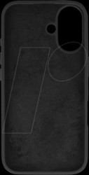 81272 Protective Case for iPhone 16 made of soft-touch silicone black