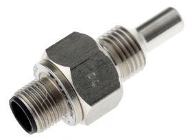 Czujnik przepływu do płynów i gazów 1 cm/s (woda), 3 cm/s (olej) → 150 cm/s (woda), 300 cm/s (olej) Czujnik zdalny 1/4