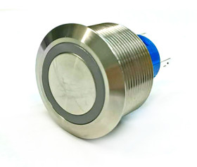 Nasadka przełącznika Chwilowy SPDT średnica wycięcia 25.2mm, montaż panelowy RS PRO