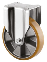 Koło samonastawne średnica kabla 160mm Płyta Tente 600kg wysokość całkowita 210mm