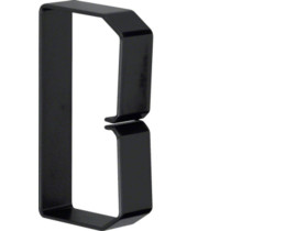 tehalit.BA6 Klamra do przewodów 60x100 czarny B601003 HAGER