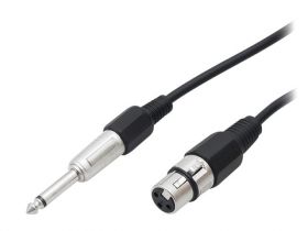 KABEL XLR ZEN./JACK6.3 MONO 3M
