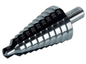 Wiertło stopniowane HSS 8-30mm trzpień 10mm WF2516000 WOLFCRAFT