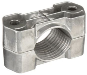 Cable clamp, max. bundle Ø 58 mm, aluminum, metal, (L x W x H) 115 x 43 x 60 mm, CCAL2H4658-X