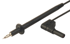 Przewód kontrolny do multimetrów długość przewodu 1m Hirschmann Test & Measurement 16A Kątowy Przewód sondy pomiarowej