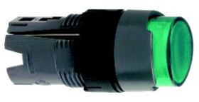 Główka przycisku podświetlanego, O 16, wyst., ziel. z sam. powr. 12...24V ZB6AE3