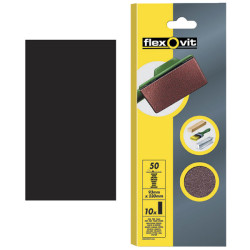 Flexovit 63642526326 1/2 Sanding Sheets Orbital 115 x 280mm Plain Coarse 50G