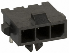 Listwa stykowa PCB 3-pinowe Micro MATE-N-LOK raster: 3 mm Kąt prosty 1-rzędowe TE Connectivity Otwór przelotowy250 V W