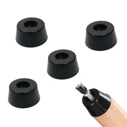Stopki Gumowe okrągłe - 12x8x7mm 4szt - Nóżki Meblowe Nóżka do Mebli