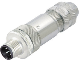 Złącze wielostykowe przemysłowe 12-pinowe M12 Montaż na kablu Gniazdo binder