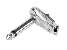 Wtyk JACK 6.3mm mono metal kątowy