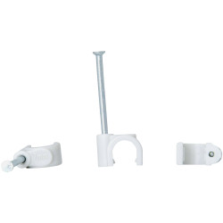 Kopp 348304091 Cable Clips Dia10-14mm Grey 100pieces ISO Clamps with Pins