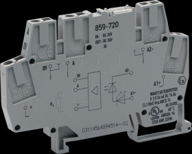 859-720 Optocoupler module, E: 24 V DC, A: 0 … 24 V DC, 6 A, grey