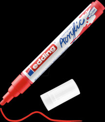 4-5100902 Acrylic marker, 2 mm-3 mm, traffic red