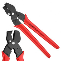 Szczypce do wykrawania otworów w listwach maskownicach korytkach z tworzywa sztucznego 16x32mm KNIPEX 90 61 16