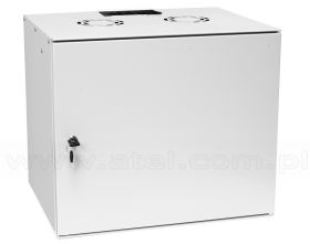 Szafa rack 9U, wisząca, 19", 400mm gł., drzwi metalowe