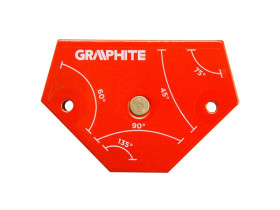 Spawalniczy kątownik magnetyczny 64 x 95 x 14 mm udźwig 11.4 kg 56H904 TOPEX