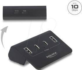 64259 USB 10 Gbps Hub with 2 USB Type-C™ and 2 USB Type-A Ports