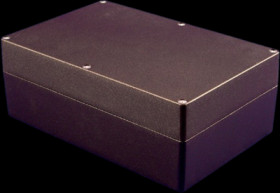 Aluminum die cast enclosure, (L x W x H) 223 x 147 x 83 mm, black (RAL 9005), IP66, 1550Z220BK