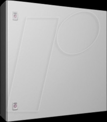 1077000 AX compact control cabinet, 760 x 760 x 210 mm