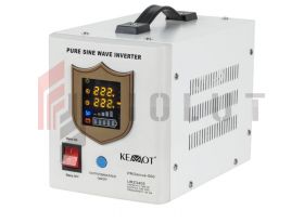 Awaryjne źródło zasilania KEMOT PROsinus-500 przetwornica z czystym przebiegiem sinusoidalnym