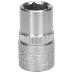 Sealey S1214 Walldrive Socket 14mm 1/2"sq Drive