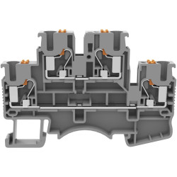 DEGSON DSKK4-01P-11-00-A(H) Dual Port Push-In Connector Grey 1pc