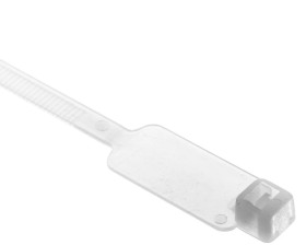 Opaska kablowa z tabliczką 190x4,8mm T28x13W BMT52190ME /100szt./