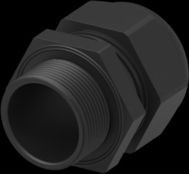 Cable gland, M32, Clamping range 18 to 25 mm, IP68, black, 1SNG601117R0000