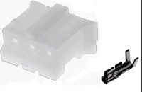 TMR03-G/5 Złącze mocy, gniazdo na kabel - 3pin (z terminalami) raster gniazda: 2.0mm - kpl. 5 sztuk