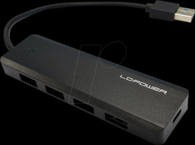 LC-HUB-U3-4-V2 USB 3.0 hub, 4 ports, USB-C power supply
