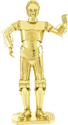 Zestaw konstrukcyjny Metal Earth C-3PO gold