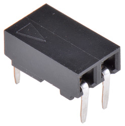 Gniazdo PCB 2 -pinowe raster: 2.54mm Listwa z gniazdami Kąt Proste Przewlekany