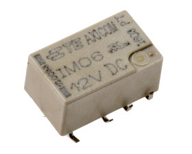 Przekaźnik sygnału, 12V dc, DPDT, 2-polowy, montaż PCB, TE Connectivity IM