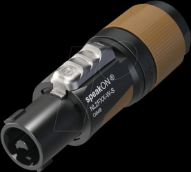 NL2FXX-W-S Speakon cable socket, 2-pin, screw terminals