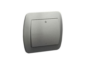 AKORD Wyłącznik 2-biegunowy aluminiowy metalik AW2/26 KONTAKT SIMON