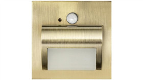 Oprawa Beryl Pir Mosiądz Ciepła 3000K 1,5W 12V Dc 9 Led Smd 3014 Kwadrat Do...