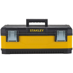 Stanley 1-95-613 Tool Box Metal-Plastic Composite Black/Yellow