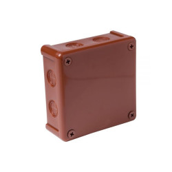 Puszka n/t IP55 118x118x46 8-wlotowa VP-52 brąz 052-02 ViPlast