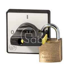 Szara tabliczka 48x48 z czarnym pokrętłem 003/0001