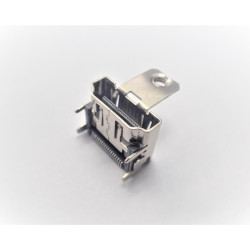 Złącze HDMI, TYP - A, żeńskie SMD, HOMYET