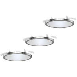 LightMe LM85661 Aqua LED 3-Piece Recessed Light Silver Glossy GX53