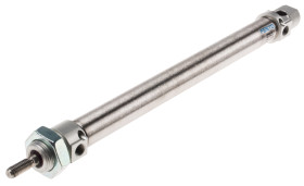 Siłownik pneumatyczny skok: 200mm Festo Ø 20mm dwustronnego działania Action 332mm Amortyzacja pneumatyczna