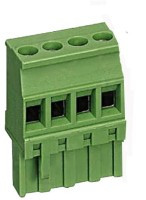ST-CPF4K Kostka zaciskowa, kątowa, z gniazdem raster 5,00 mm - 4 piny