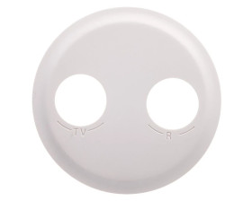 CELIANE Plakietka gniazda TV/RD biała 068283