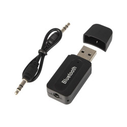 Odbiornik Bluetooth USB-AUX JACK 3,5mm adapter na kablu