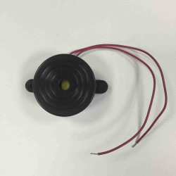 Brzęczyk piezoelektryczny średnica 41.8mm, sygnał ciągły 92dB RS PRO